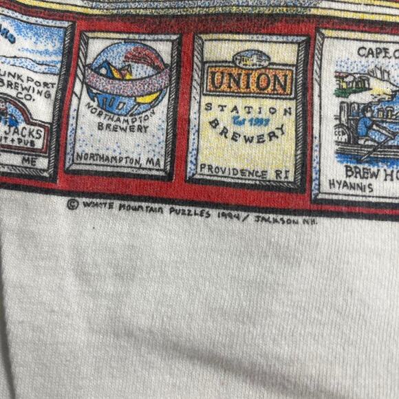 White Mountain Puzzles New England's Best Brewers Beer Graphic Print - Picture 5 of 5